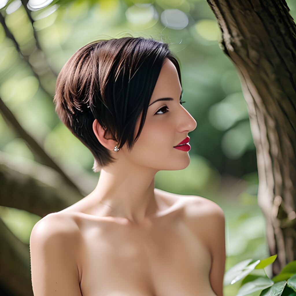 pixie haircut arabic