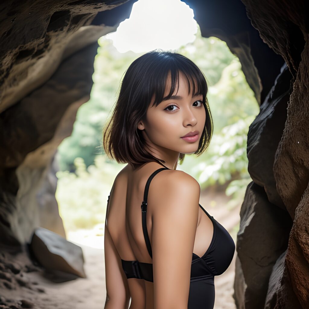 back cum on body cave cleavage
