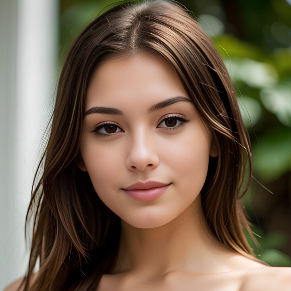 close bikini bangs hair 