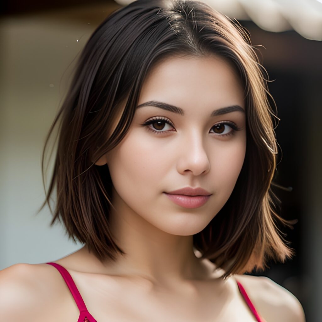 close bikini bangs hair 