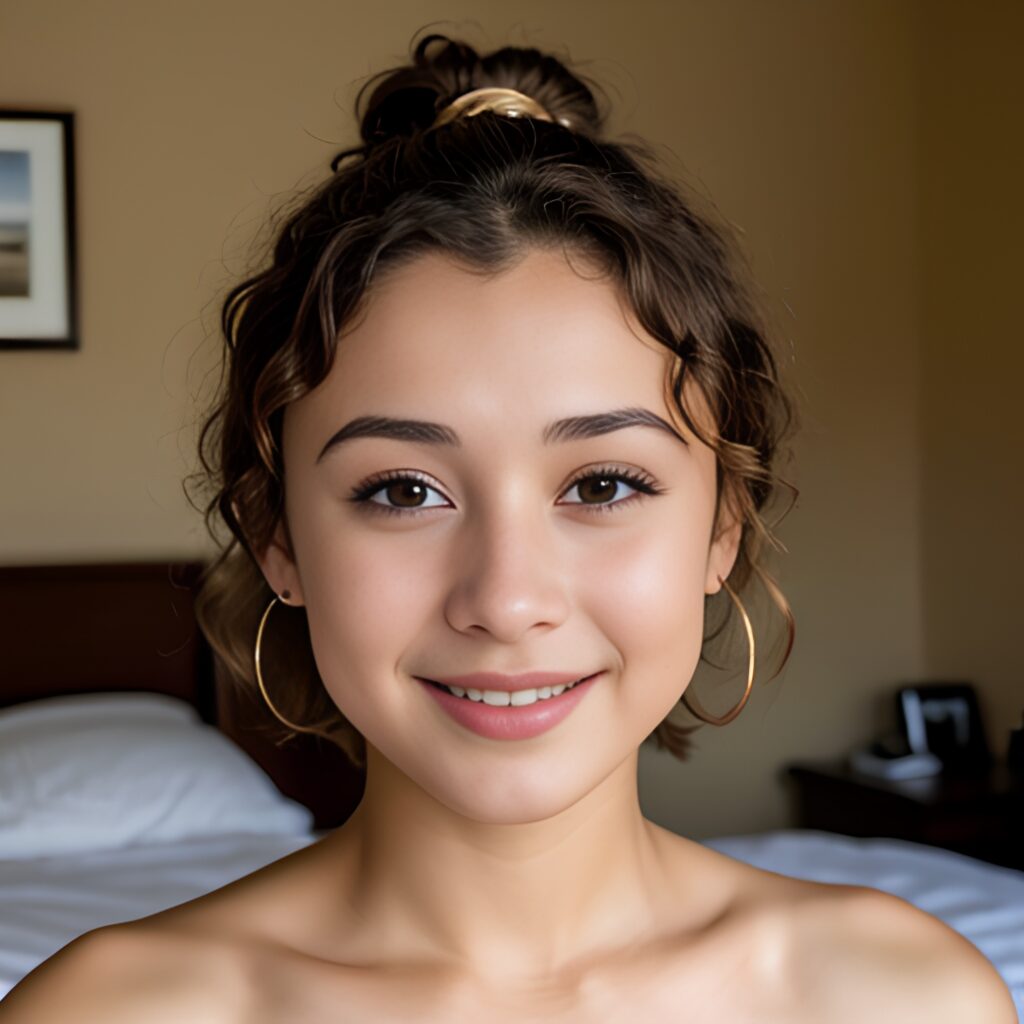 ponytail haircut bedroom front middle eastern