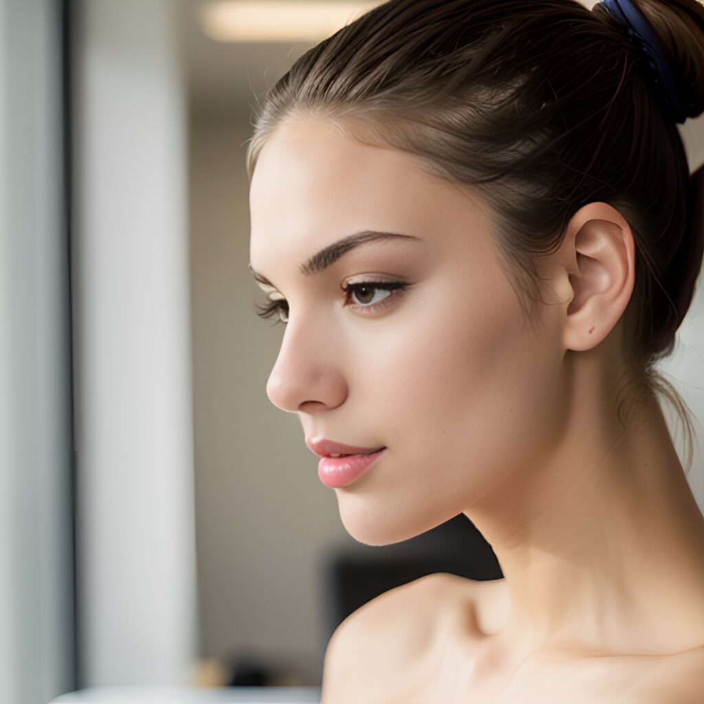 ponytail haircut close office indian 