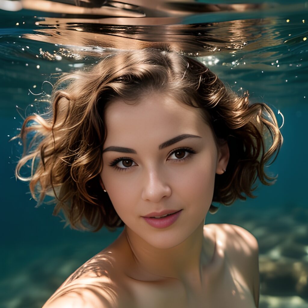 close underwater filipina 