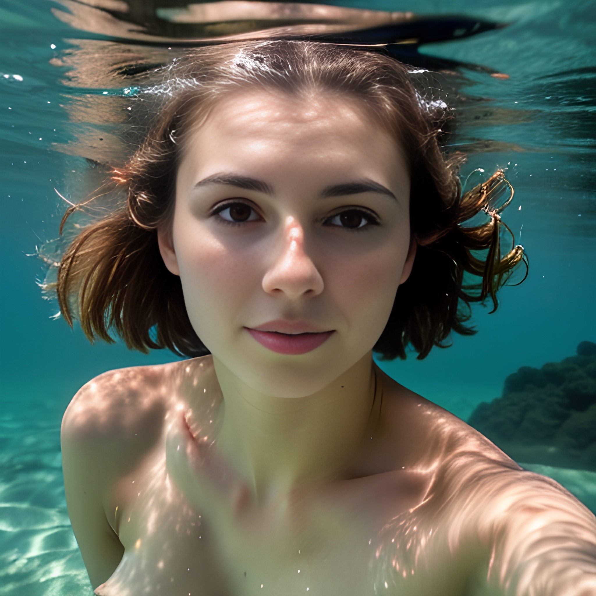 cum on body close perfect body underwater 