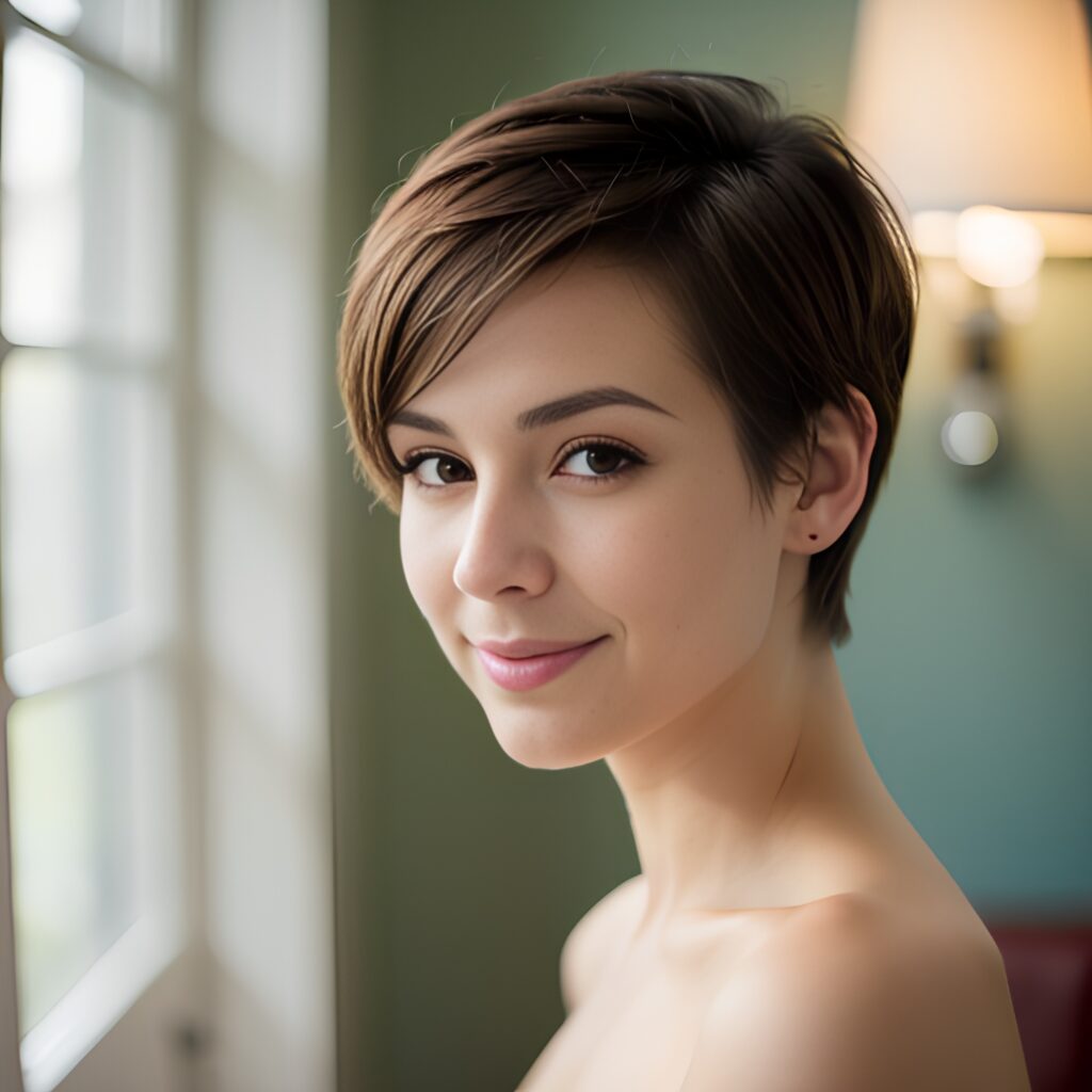 pixie haircut side 