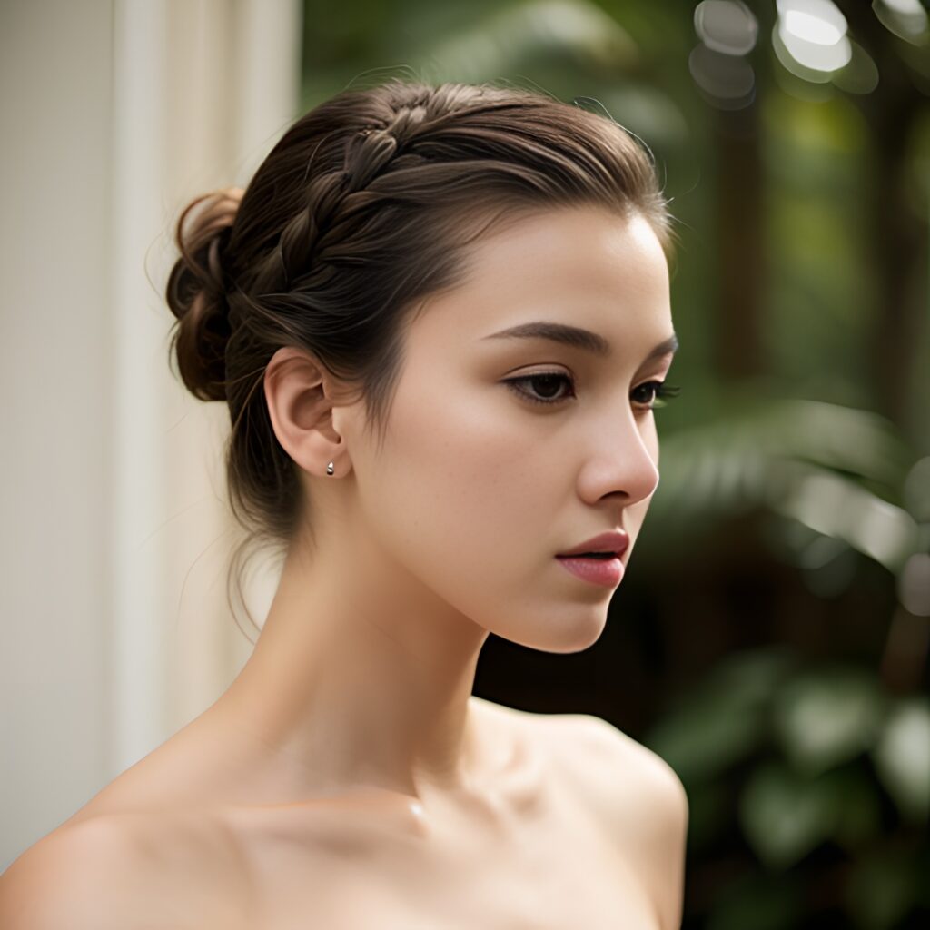 bangs hair cum on face middle eastern