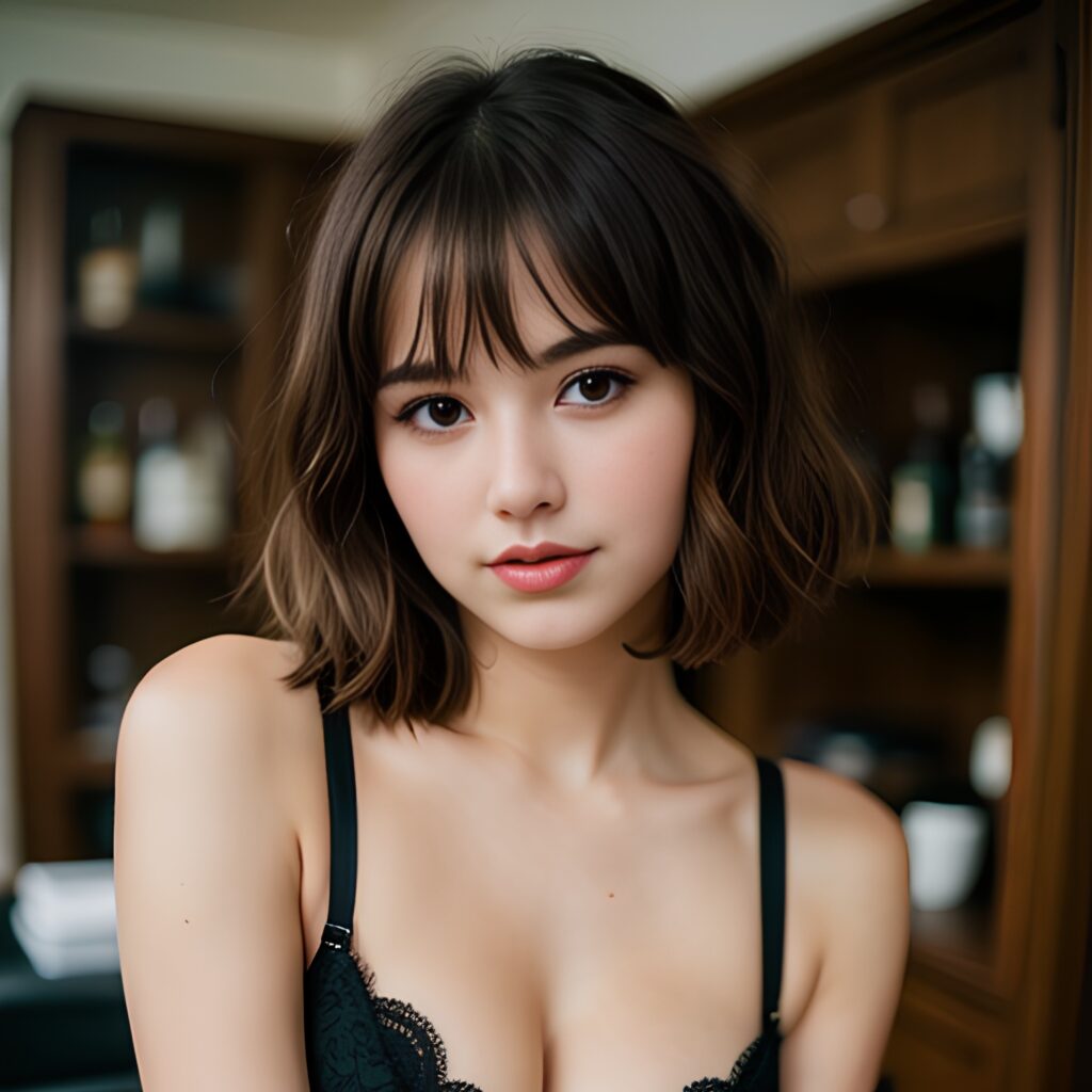 push up bra cleavage pixie haircut 