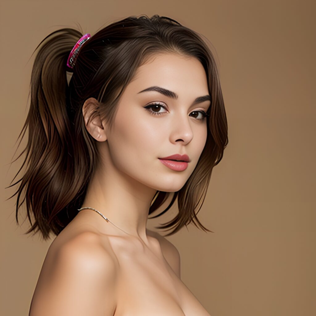 side ponytail haircut 