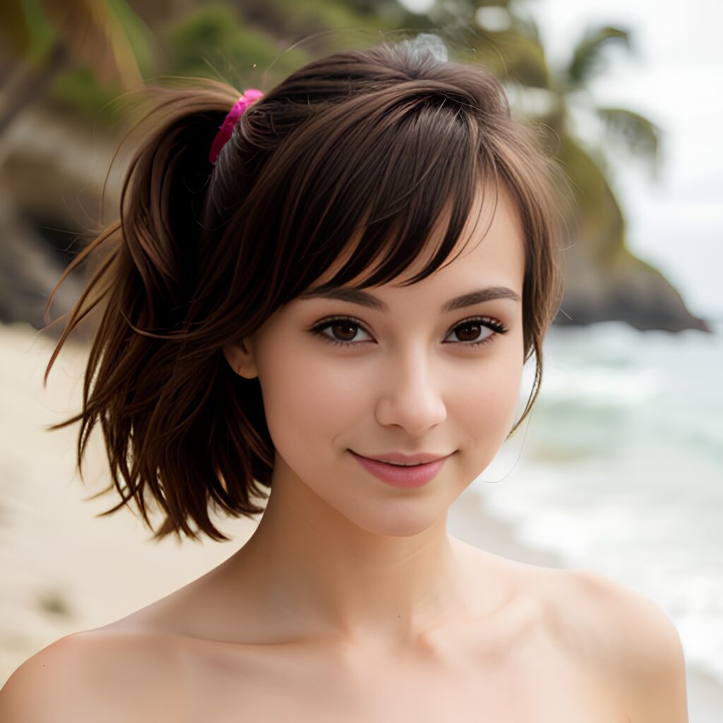 beach ponytail haircut